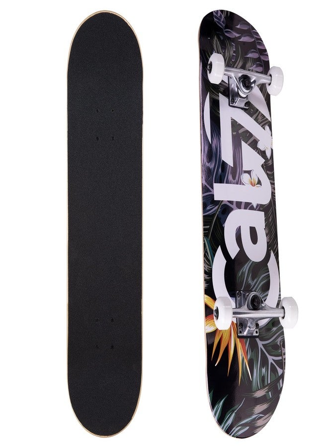 Cal 7 Complete Standard Skateboard 7.5-8-Inch Deck (8" Cabana) - Image 1